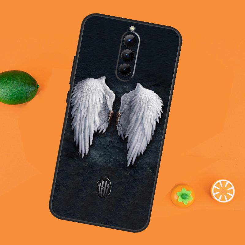 Angel Wings Painting Case For ZTE Nubia Red Magic 11 10S 9S 8S 8 9 10 Pro Plus 6 7 6S 7S Pro RedMagic 10 Air Cover
