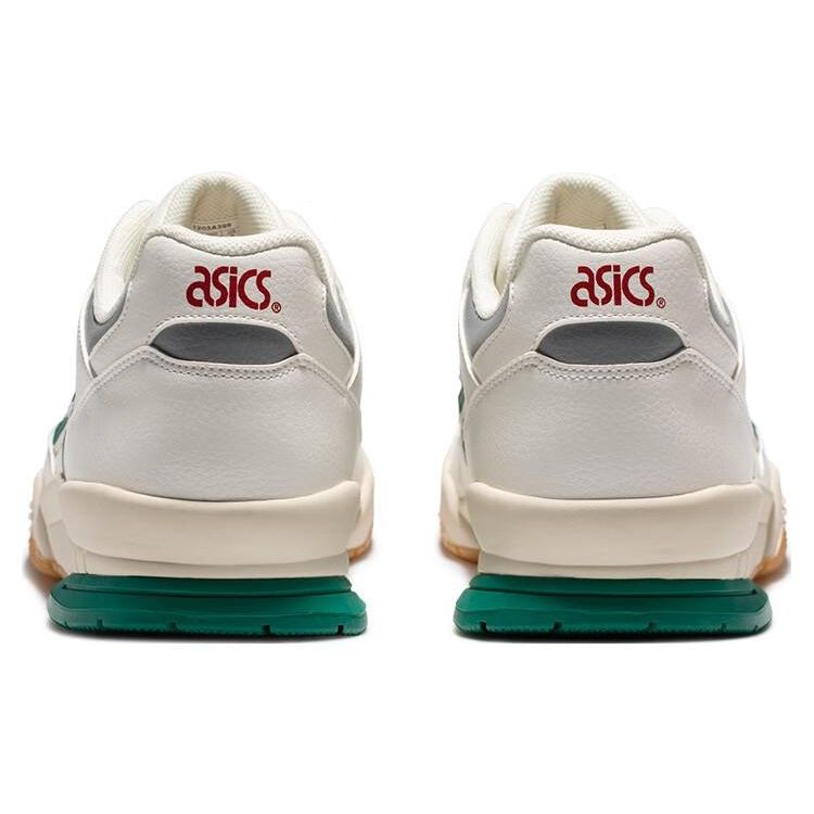 Asics Gel-Spotlyte Synthetic Leather Low Sports Wear Resistant Breathable Retro Basketball Shoes Unisex Sneaker White Green 1203A399-102