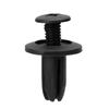 Car Door Panel Trim Clips   Bumper Fastener Push Rivet Retainer 50pcs Black Plastic 6mm   Fit for Sedan   Hatchback