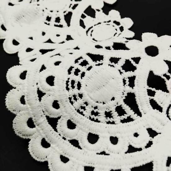 DIY Nakış Dantel Hollow Boyun Çizgisi Boyunluk Trim Elbise Dikiş Aplike