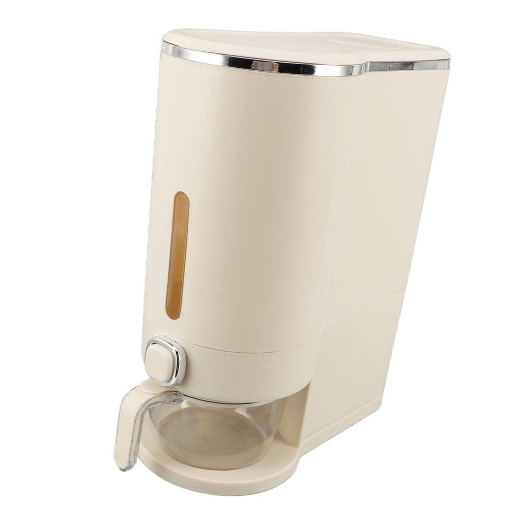 Boîtes à Riz Pression Blanc Crème Anti-Insectes Anti-Humidité Seau de Stockage pour Riz Usage Domestique Seau de Stockage pour Riz