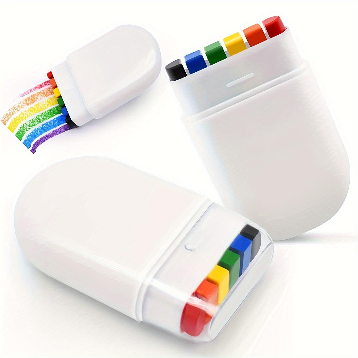 

6-цветный креативный набор ручек для рисования радужным карандашом, инструмент для быстрого рисования радуги, идеально подходящий для повседневных офисных принадлежностей, идеальный подарок на Рождество и день рождения