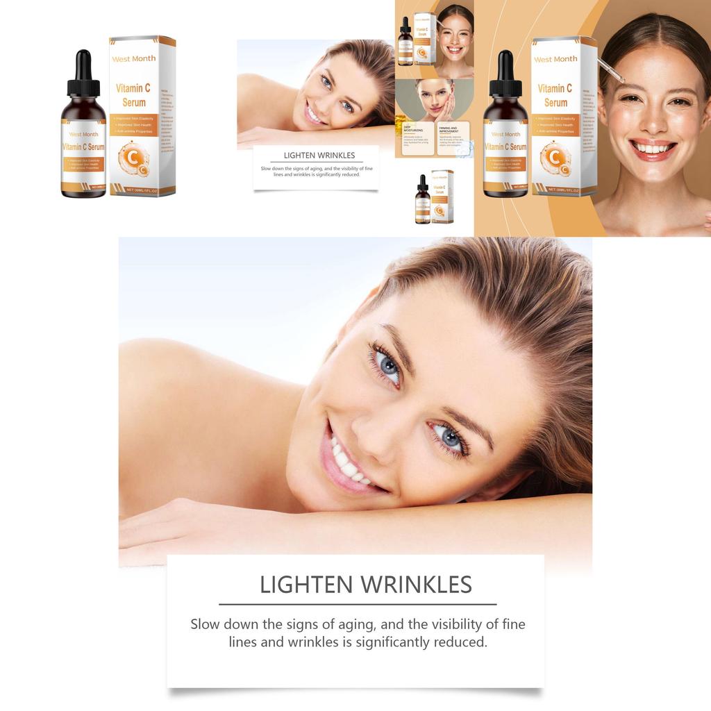 West Month Nourishing Facial Serum For Enhancing Elasticity And Brightening Skin