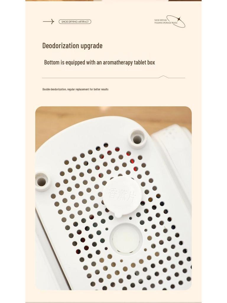 Antibakteriální sušák a ohřívač bot pro koleje