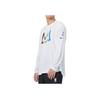 Nike Letter Pattern Print Long Sleeve T-Shirt Men Tops White DR2182-100