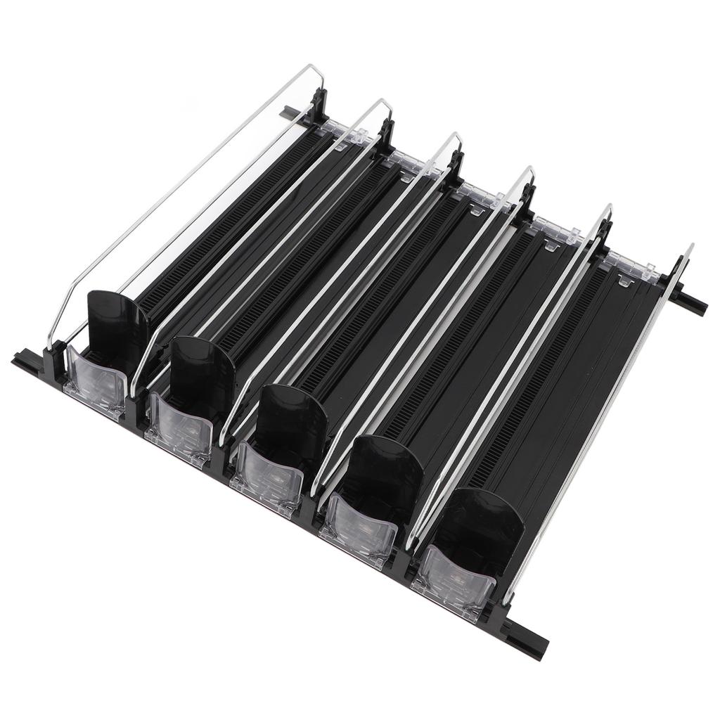 5 Stück Getränkeorganisator für Kühlschrank Automatischer Schieber Gleit Selbstschiebender Soda Dosen Spender Bier Limonade Dosen Wasserflasche Getränk