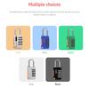 Weatherproof Padlocks 4 Digit Password Lock for Storage Unit Gym Locker Toolbox