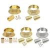Trendsetzendes Langhals-Ethno-Kragen Schmuckset Stilvolles Gold-/Silberfarbenes Choker-Set Ethnische Inspiration Anhänger für Damen
