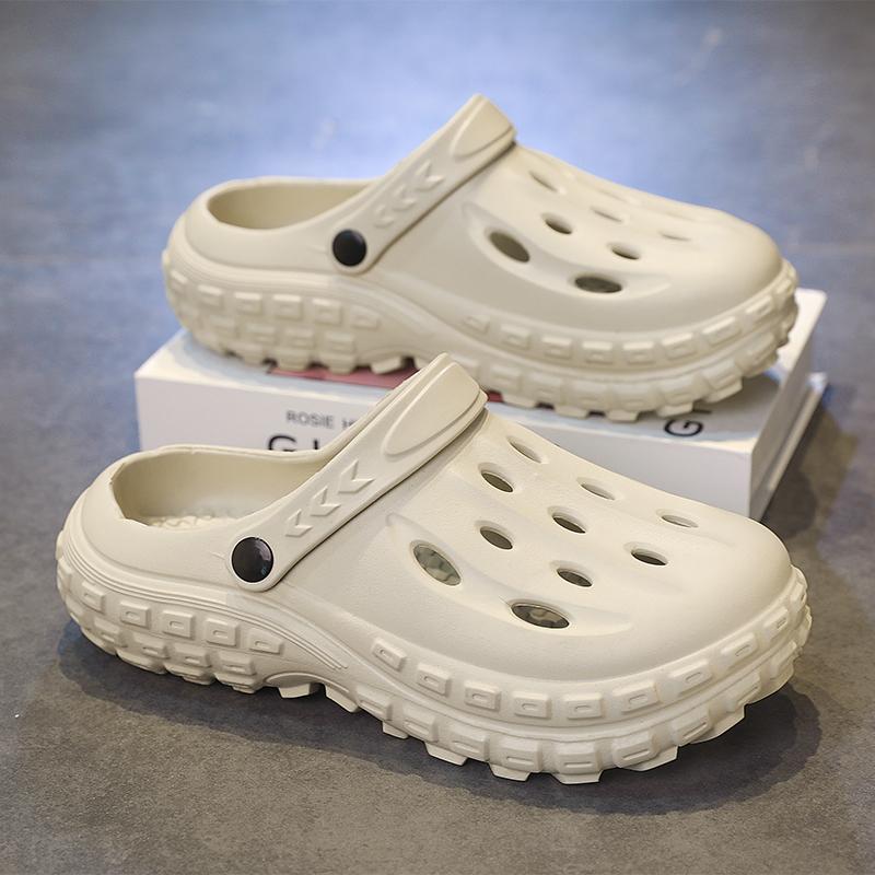 Mens Summertime Garden Shoes Non Slip Breathable Sandal Shoes Eva Stylish Slide Shoes Unisex Soft Orginal Slides Women High Quality Solid