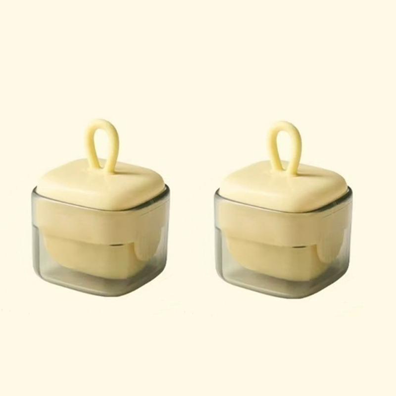 

2pcs Washable & Portable Lint Roller - Pet Hair Remover for Clothes, Sofas, Beds | Ideal for Cat Owners Furniture Cleaning жёлтый