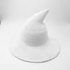 Halloween Foldable Knitted Witch Wizard Hat Pointed Top Cosplay Party Costume Hat