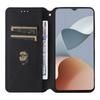 For ZTE Blade A34 Case PU Leather Cover with Wallet Folding Stand