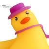 TPR Duck Toy Cartoon Stress Relief Toy, Squeezable Fidget Soft Deformable Squeeze Toys Stretch Sensory for Hand Exercise Relaxation