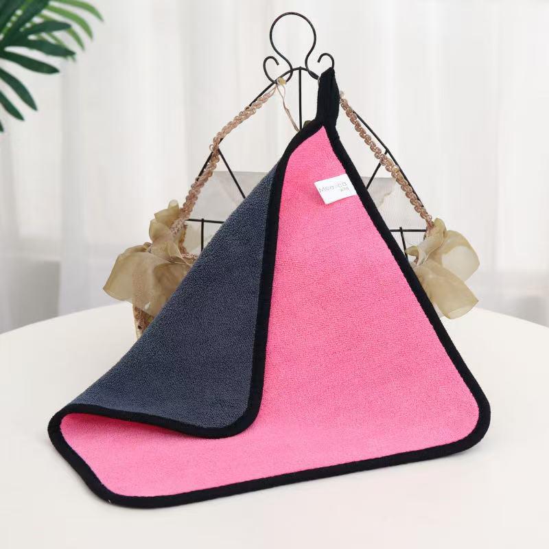 Double-Layer Ultra-Fine Fiber Car Wash Towel - High Absorbency Double-Sided Coral Fleece