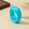 Minority Design Irregular Wide Bracelet Dopamine Geometric Hand Ring Simple Acrylic Bangle  Women