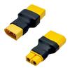 Remote Battery 60 To XT90 Adapter, Plugs-In 60 To XT90 Male Female Conversion Connectors with PVC Wrapped Body for Spare Setups Use