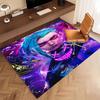 League of Legends Jinx Print Area Rug - Soft,Washable Non-Slip Indoor Mat,Living Room,Home Office Decorative Rug