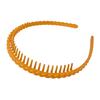 Women Headband Elastic Solid Color Anti-slip Frosted Braid Broken Hair Organization Face Washing Bath Hair Hoop with Teeth Female Headwear