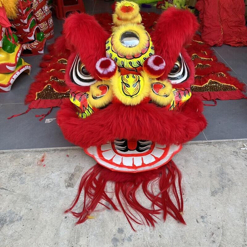 Traditional Southern Lion Dance Head