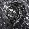 Relojes Deportivos para Hombre Militar Multifunción Digital 3Bar Impermeable Luminoso Despertador Reloj de Pulsera Electrónico para Hombre