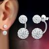 Silver Cubic Ball Double Earring Earrings