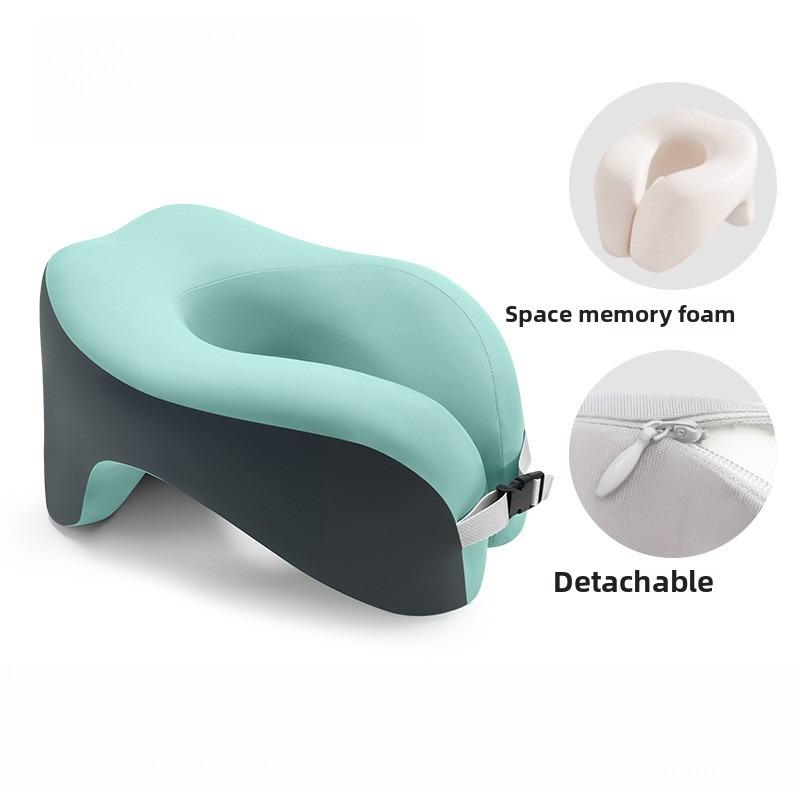 1pc Memory Foam U-shaped Pillow, Travel Neck Pillow, Sleeping Pillow, Neck Pillow, Portable Cervical Neck Support Pillow