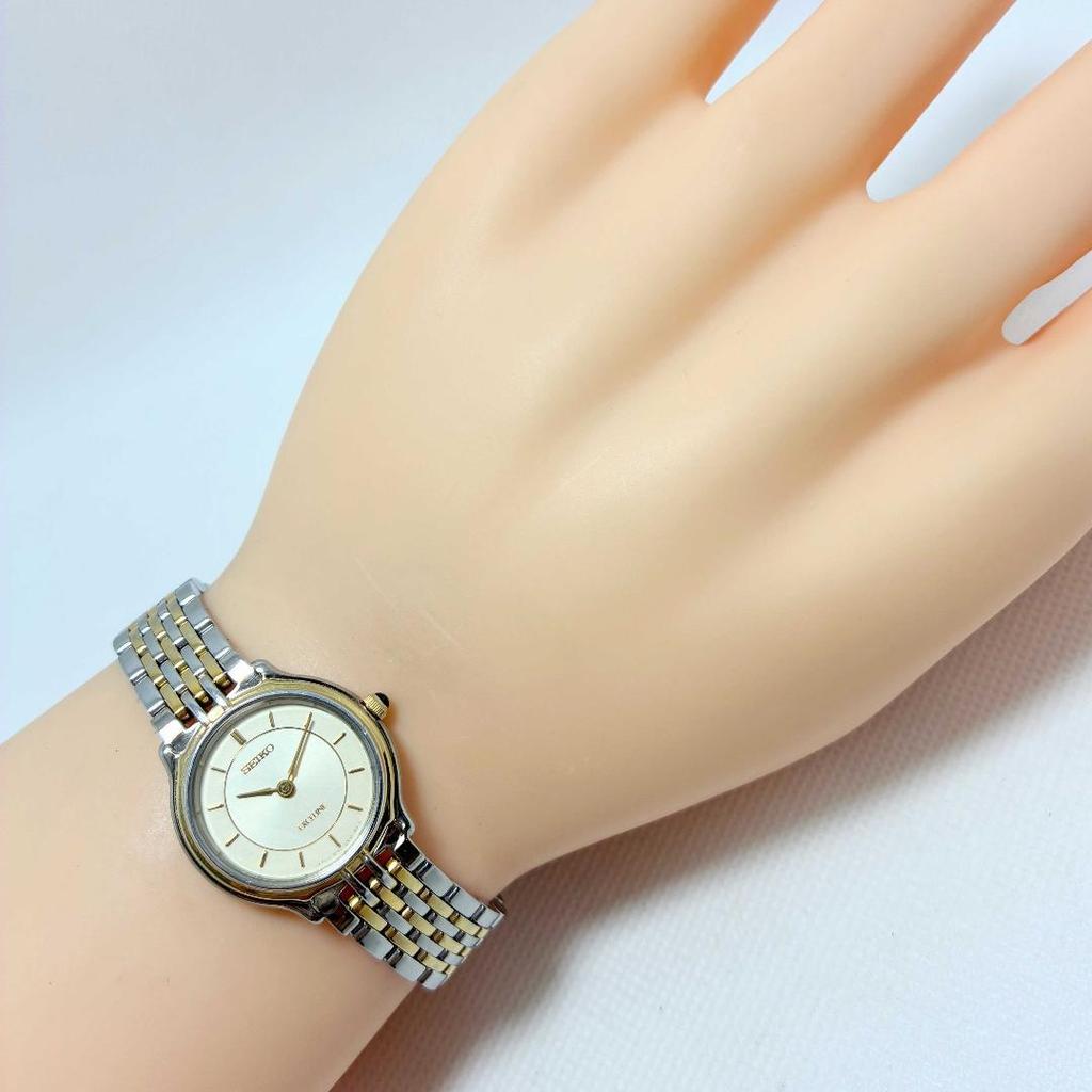 [USED] 460 Free Shipping Battery Replaced SEIKO EXILINE Watch