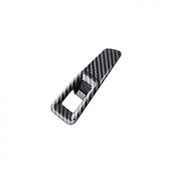 Carbon Fiber Tailgate Rear Door Button Cover Trim For Volkswagen ID.4 2021 2022
