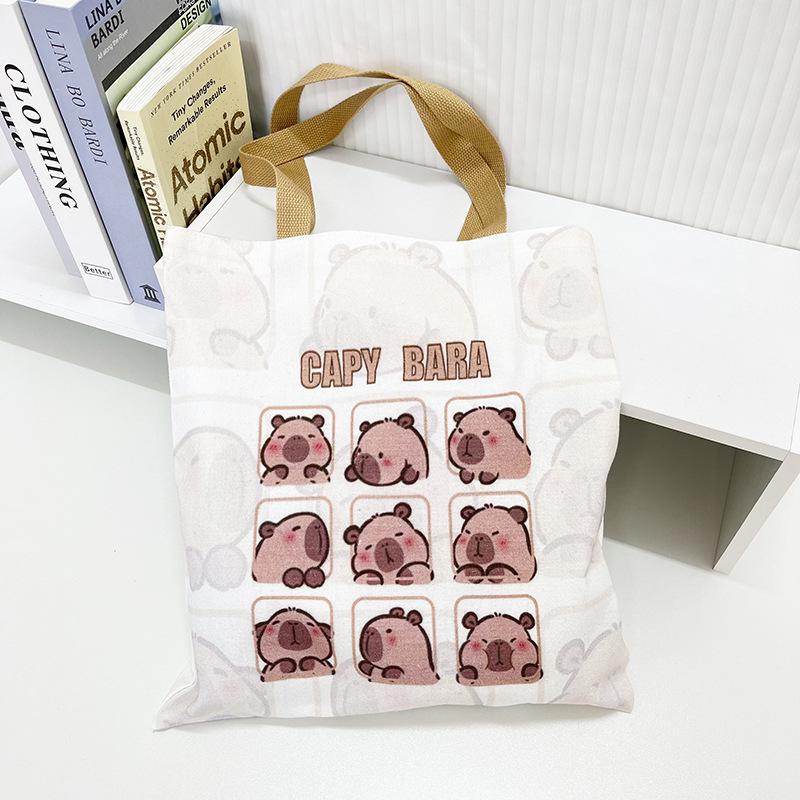 

Новая сумка через плечо из парусины капибара: Стильная, вместительная сумка для студентов и женщин 35x40 cm, 120g