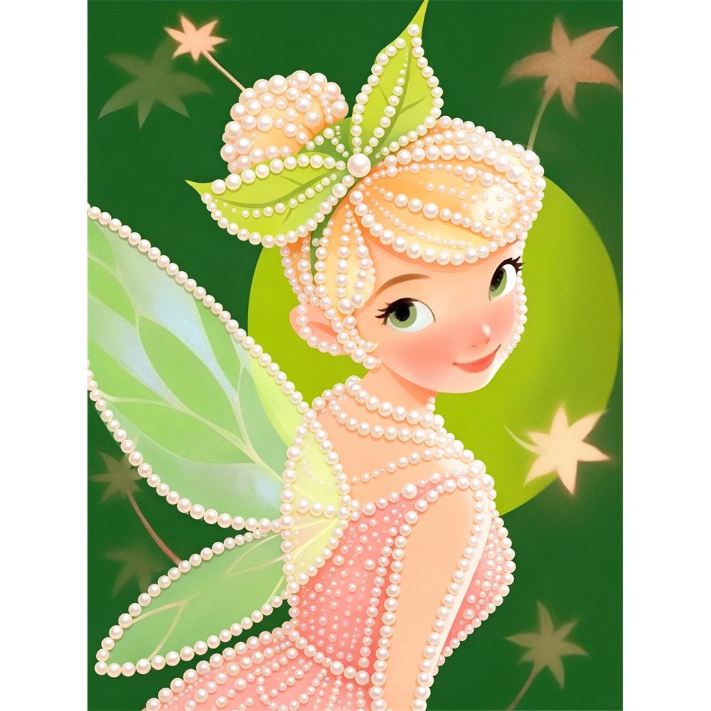 

Disney Pearl Painting Tinkerbell DIY Pearl Art Pearl Painting Kit Pearl Art Painting Wall Suitable for Home Office Decoration Handmade Gifts 30x40