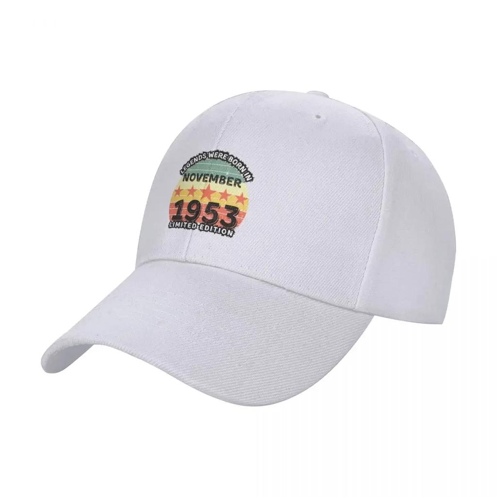 New Legends were born in november 1953 Baseball Cap Sunhat Golf Wear Hood Kids Hat Caps For Women Unisex's