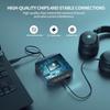 T10 Externe Soundkarte, USB-Audioadapter für PC, Windows, Mac, Linux, Laptops, Desktops, 0,138-Zoll Stereo-Soundkarte und USB-Schnittstelle,