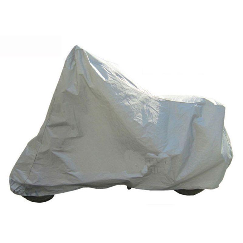 

Waterproof Dust Proof Uv Sun Rain Snow Full Motorcycle Cover Scooter Bike Coat S-100*200CM,Gray