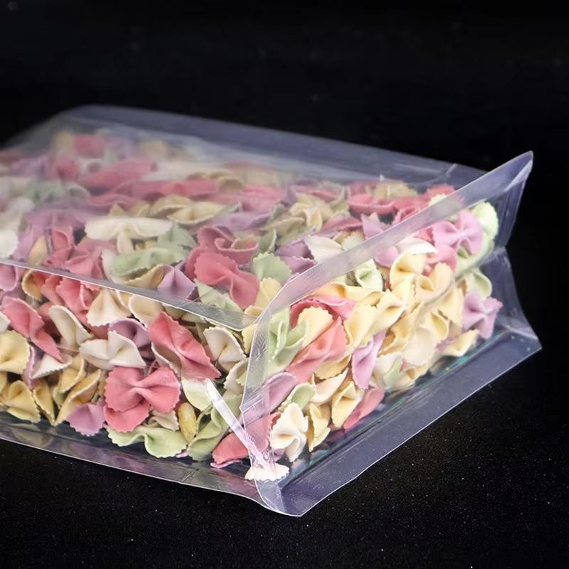 10Pcs Transparent Self Sealing Bag with Handle. Used for Storing Food. Portable Household and Commercial Food Packaging Bags