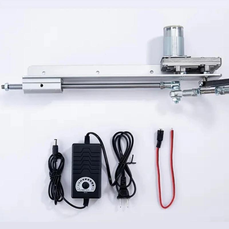 24V Speed Reciprocating Linear Actuator Regulation Adaptor Telescopic Rocker Actuator Stroke 3-15CM Motor Kit