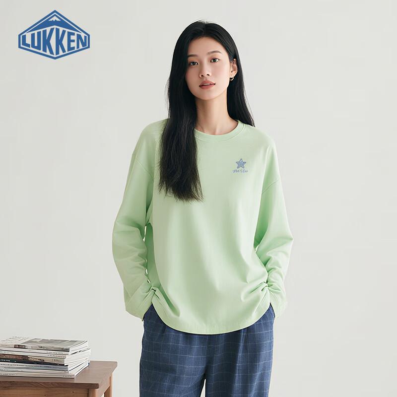 LUKKEN Women s Long Sleeve T-Shirt with Lines Blue Heart Graphic 2XL