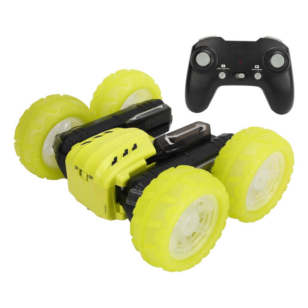 2.4G Double Sided RC Stunt Car 360 Degree Rotating Sound Light Rechargeable Remote Control Stunt Car