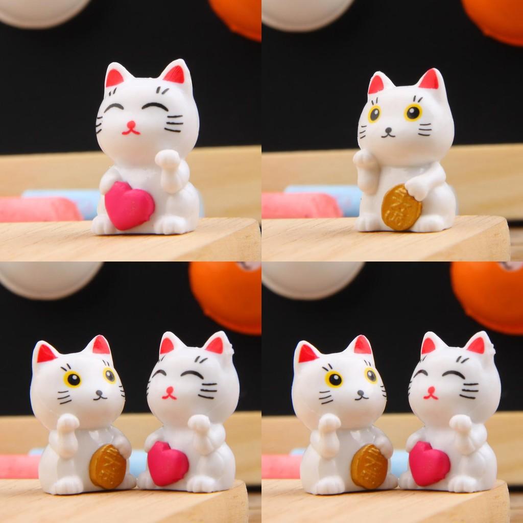 Cat Action Figures Model Toy Micro Bonsai For Garden Display Ornaments Gift