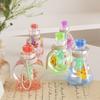 DIY Cute Small Drift Bottle Pendant Silicone Mold Handmade Star Heart Shaped Wishing Bottle Keychain Charm Ornament Resin Mould