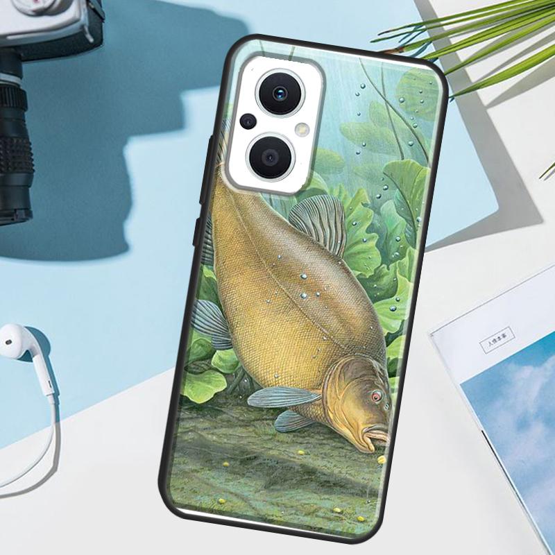 Carps Fish Fishing Case For OPPO Reno 14 12 11 13 F 10 Pro 14F 12F 11F 8 7 Lite OPPO Find X9 X8 X6 X5 Pro Cover