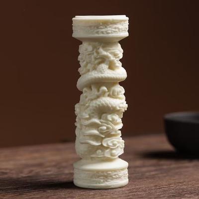 Mascot Panlong  Wealth Small Statue Chinese God Beast Totem  Mascot Chinese Characteristic Figurines Ornaments