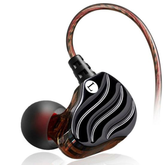 QKZ KD4 Wired In-Ear Bass HiFi Dual Units Earphones Running Sports Headphone