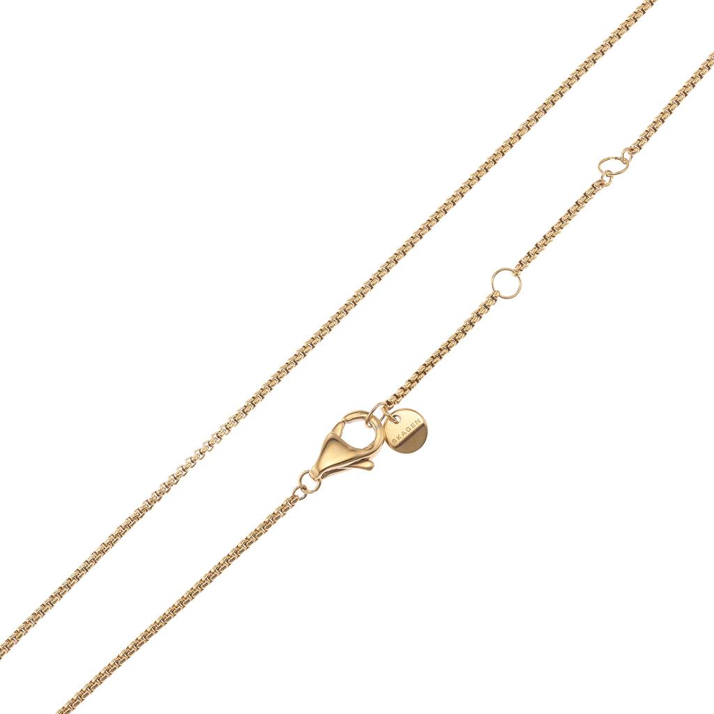 Skagen KARIANA Gold-Tone Stainless Steel Pendant Necklace