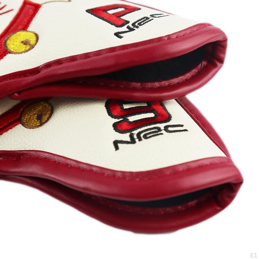 Lovely Design Head Covers 4 5 6 7 8 Kopfbedeckung PU Leather Clubs Protective Fit Most Irons