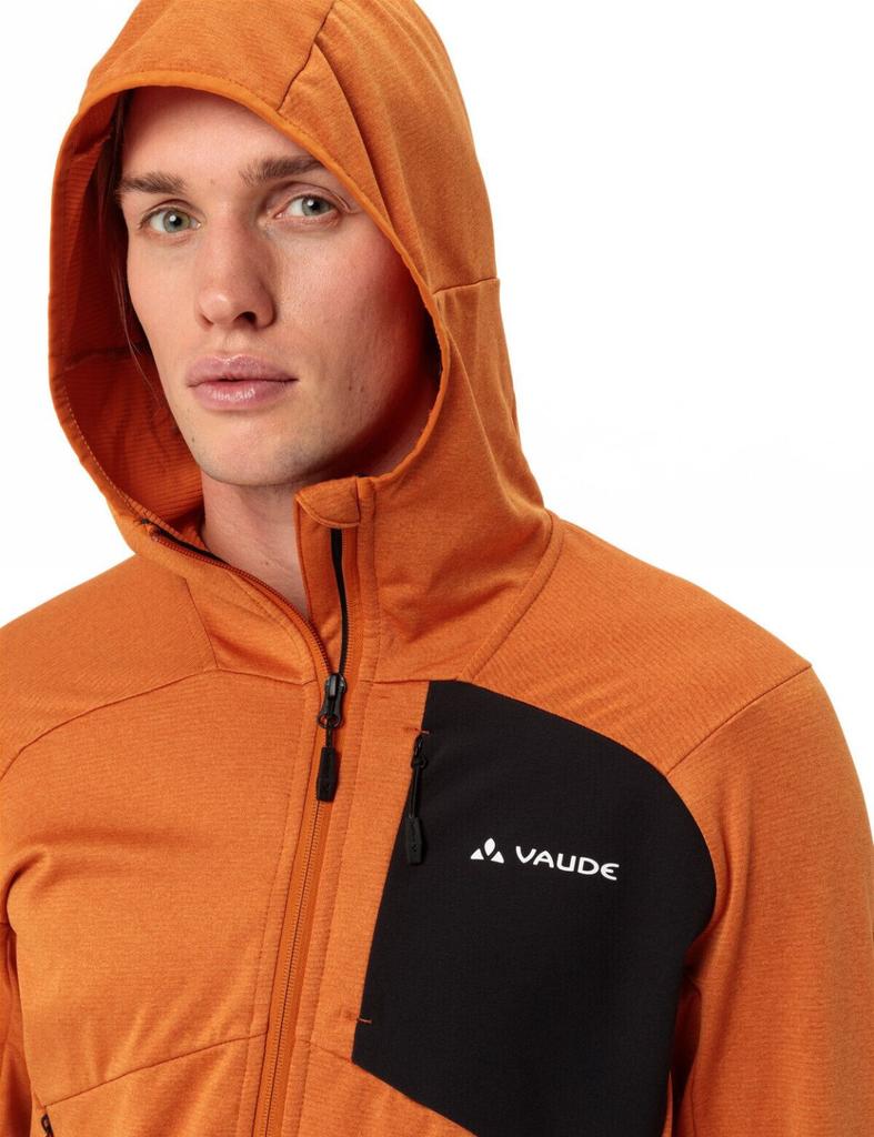 VAUDE Monviso Fleece Jacket II Men's (42988) Мужская флисовая куртка Monviso Fleece Jacket II kumquat