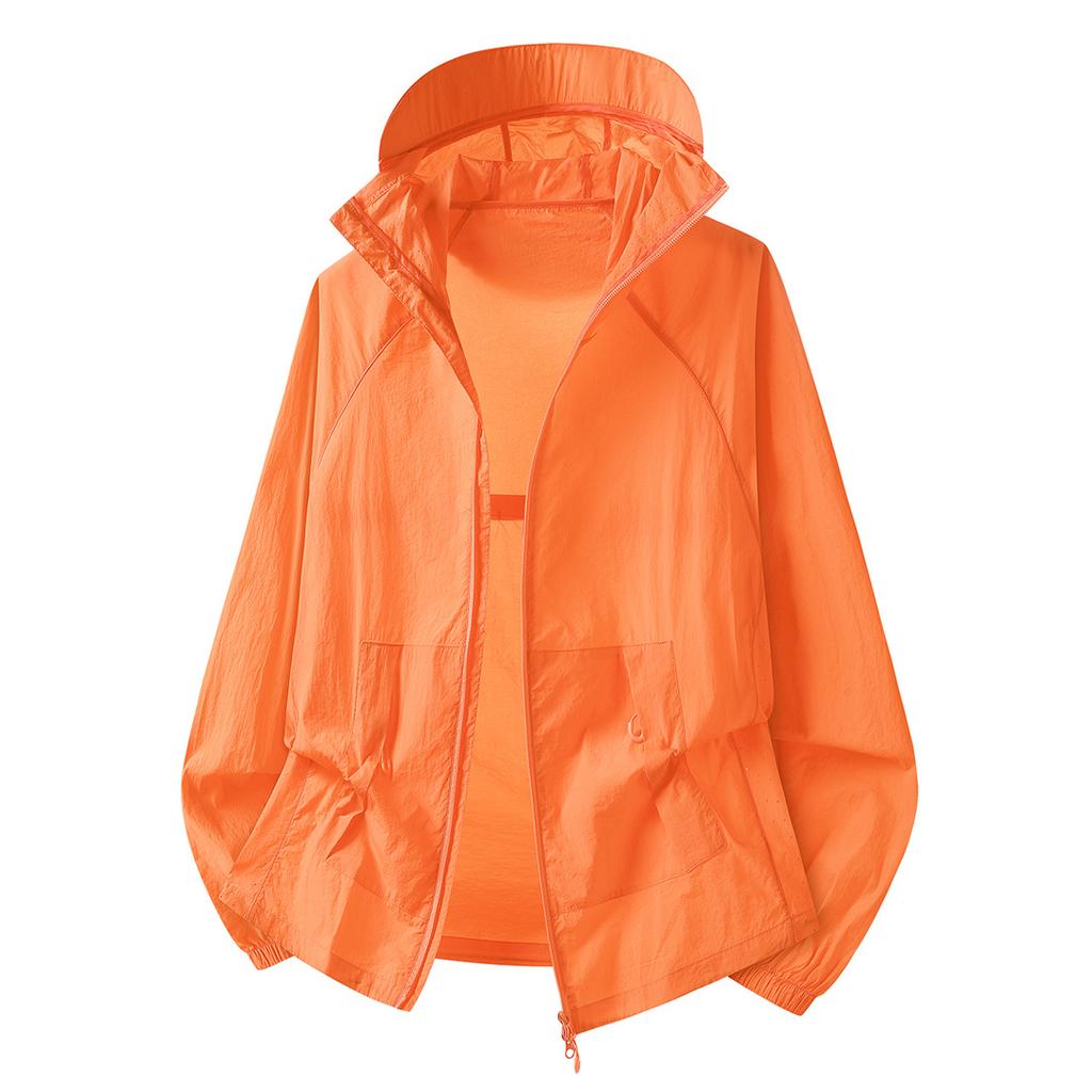 Summer new outdoor sunscreen clothing ultra-light and quick-drying anti-ultraviolet ice silk cool and breathable men's and women's sunscreen clothing