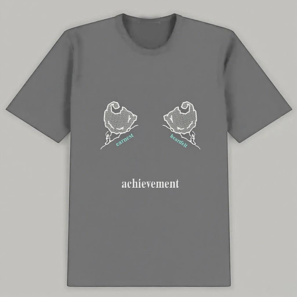 New Street Style Trend Printing Emerging Art Daily Style Cotton Short-sleeved T-shirt Women's Couple Tide Brand Breathable Tops
