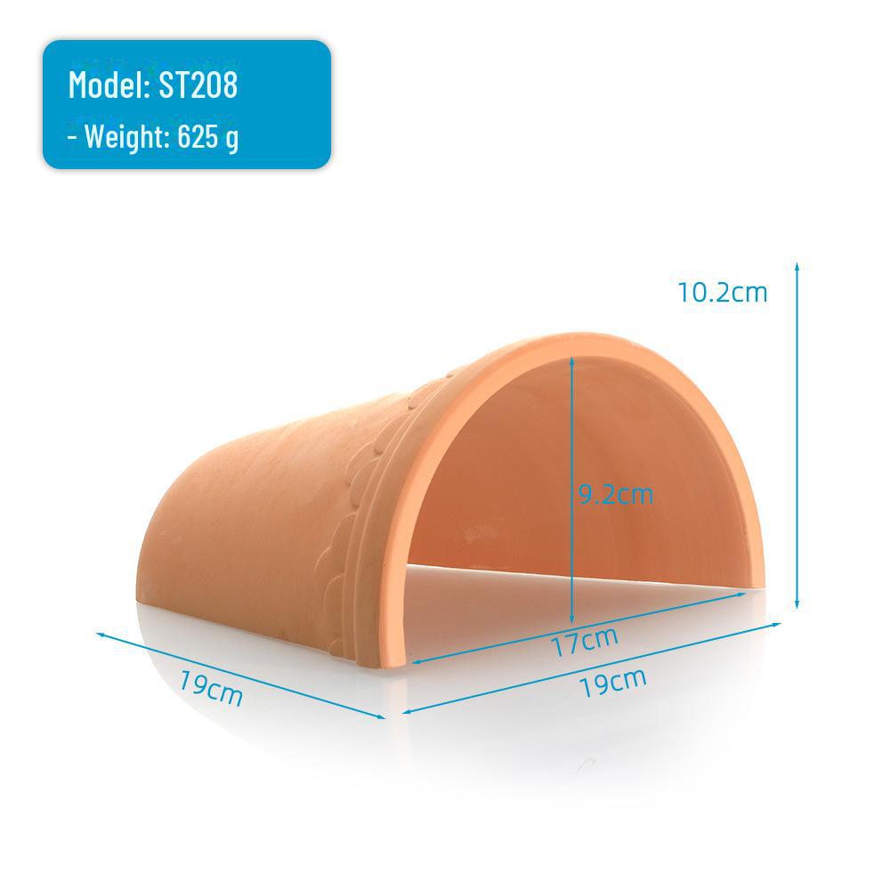 Purple Sand Ceramic Fish Tank Decor - Large, Medium & Small Rock Tiles