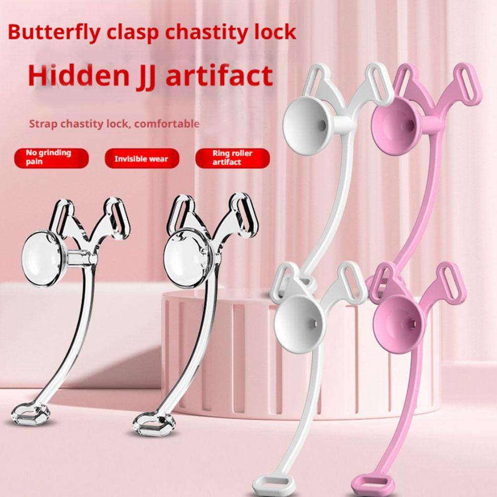 Negative Inverted Extreme Chastity Cage Fufu Clip for Sissy Women's Adult Supplies Male Sex Toy Belt of Fidelity To The Catheter