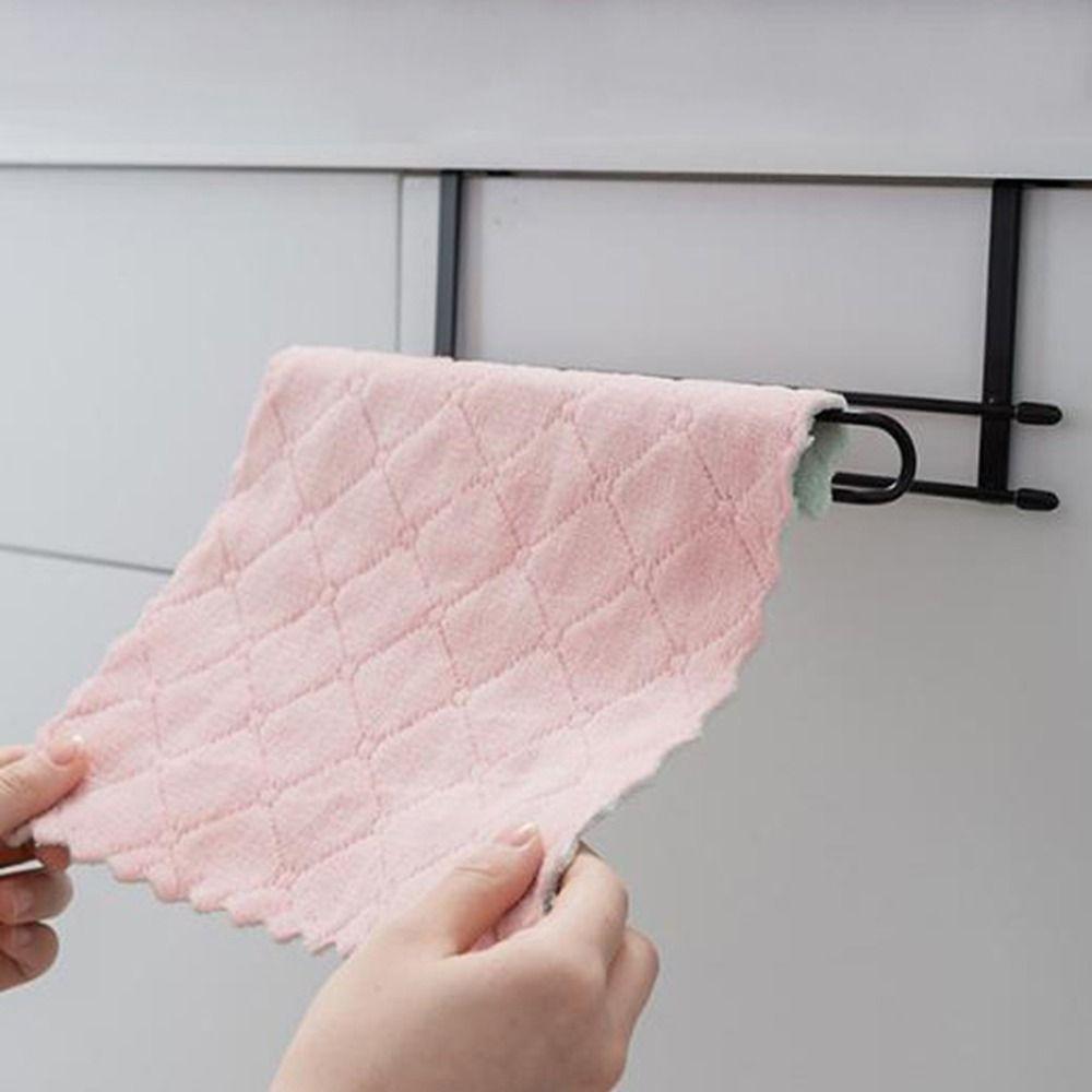 Wall Mounted Under Cabinet Paper Towel Holder Minimalist Cling Wrap Storage Rack  Toilet